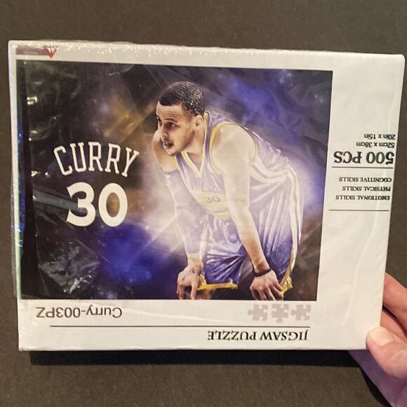 Jigsaw Puzzle Stephen Curry Golden State Warriors 500 pieces *Unique Box NEW - Picture 1 of 5